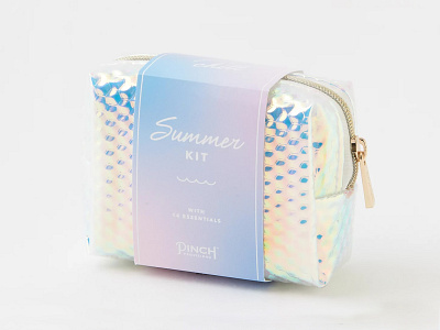Summer Kit Packaging Design aerie design hologram holographic package design packaging summer