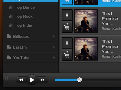 Music Player application music player ui