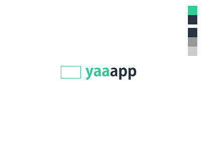 Yaaapp card logo logo design