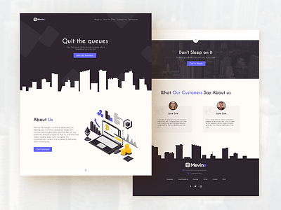 Simple website Landing page crypto figma landing page website