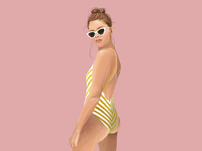 Missing Summer / Woman Illustration