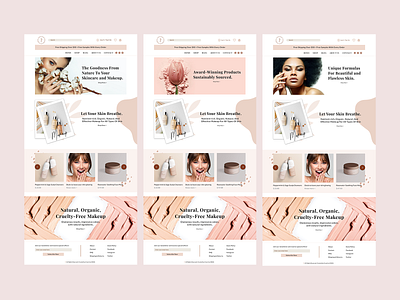 Beauty Brand Website beauty beauty brand beauty website branding branding concept branding design design ecommerce ecommerce website ecommerce website design makeup skincare skincare branding ui design ux ux ui website website concept