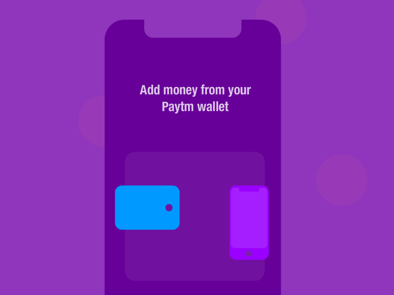 Onboarding screen concept add concept money onboarding paytm screen wallet