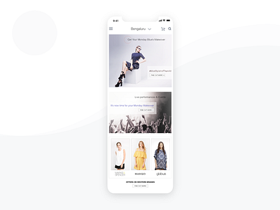 Shopping mall homepage design mall mobile mobile app mobile application shopping app ui user interface