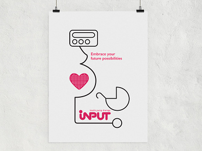 Insulin Pump Therapy Poster branding design diabetes fun graphic identity illustration insulin poster pregnancy simple white