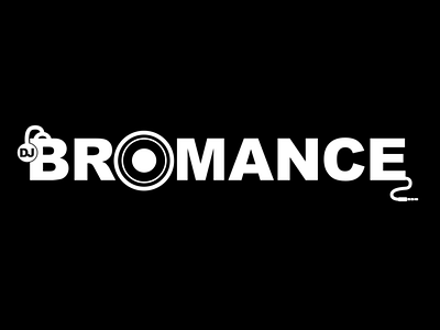 DJ Bromance Logo creative logo