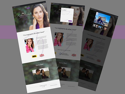 Website for Actor Maylin Morera