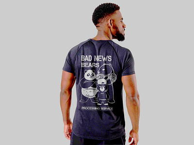 Bad News Bears T-Shirt branding design illustration logo t shirt vector