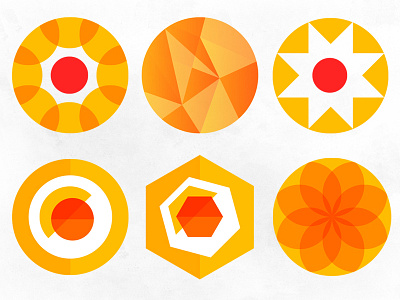 Suns On Suns on Suns eames illustration mid century modern sun vector