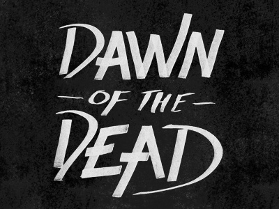 Dawn Of The Dead / 1 hand horror type