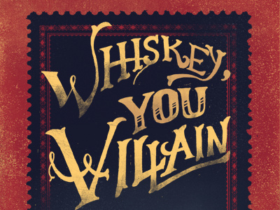 Whiskey2 drawn type western whiskey