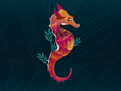 The seahorse illustration vectordaily weloveillustration