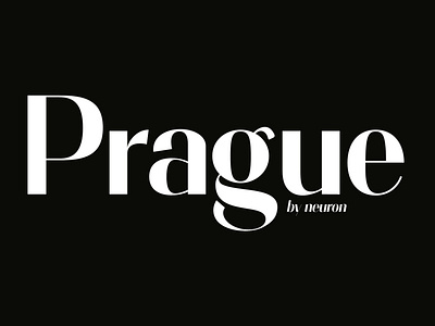 Prague Display Font