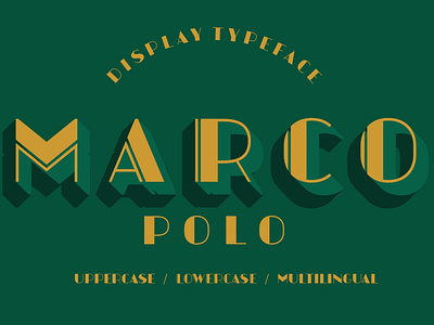 Marcopolo Deco Font deco deco font decorative font display font font neuron typography