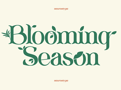 Blooming Season Font