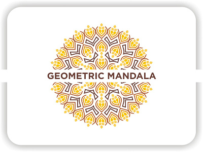 Geometric Mandala V2 abstract art background card decoration design element floral flower mandala meditation motif oriental ornament pattern print round tribal vector vintage