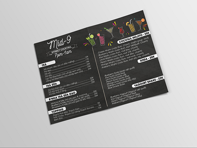 Leaflets_Mid-9 menu design icon illustration