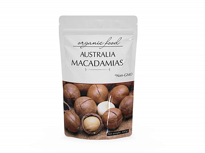 Packaging_Macadamias Seed design illustration