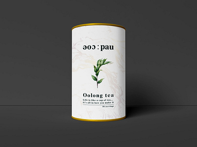 eoc:pau_Oolong Tea branding design icon illustration logo vector