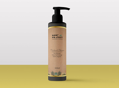 Nano Protect_Packaging Shampoo branding design icon illustration logo packaging vector