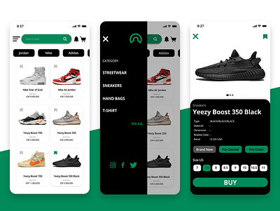 Sneakers Shop - UI/UX Apps app app design application design design app ui ui ux ui design uidesign uiuxdesign ux