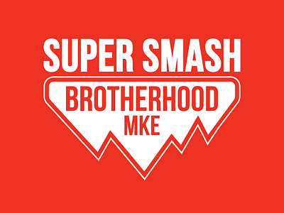 Super Smash Brotherhood MKE adobe adobe illustrator adobe illustrator cc brand identity branding branding and identity clubs graphic designer illustration logo logo design logo idea logo identity logo mark logo mark symbol logo marks logos milwaukee logo designer nintendo super smash bros