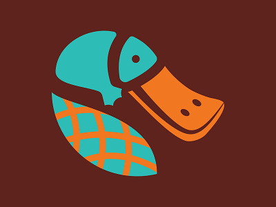 Day 312 adobe illustrator adobe illustrator cc animals aquatic brand design brand identity brand identity designer branding bright color creature dark colors graphic design logo logo design logo designer logos platypus smooth swimming wood