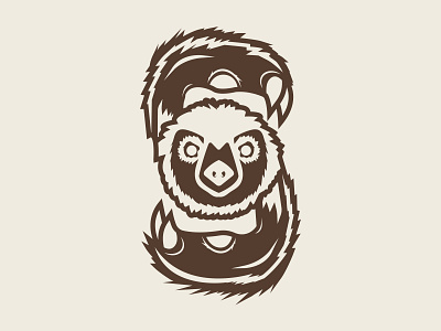 Day 316 adobe illustrator adobe illustrator cc adobe illustrator on ipad african animals behance brand design brand identity branding cute cute animals graphic design logo logo design logo designer logos sloth sloths slow soft sticker