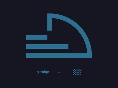 Day 329 adobe illustrator adobe illustrator cc animal logo brand design brand identity brand identity designer branding dark blue deep sea graphic design jaws logo logo design logo designer logos shark shark logo shark movie shark week sharks