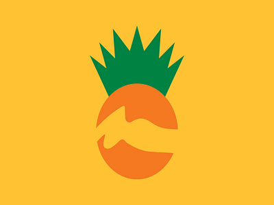 Day 373 adobe illustrator adobe illustrator cc beach brand design brand identity branding bright fruit graphic design hospitality logo logo design logo designer logos pineapple pineapples surfing warm waves wavy