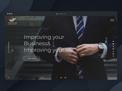 Business landing web concept branding courses dark theme design e commerce landing landing page ui ux web design