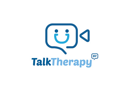 Talk Therapy Logo app illustration logo