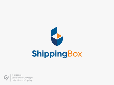 Shipping Box Logo Design booked logo box logo brand brand identity branding expedition logo logo logo design logo ideas logo inspiration logo inspire modern logo ship shipping company logo shipping logo simple logo