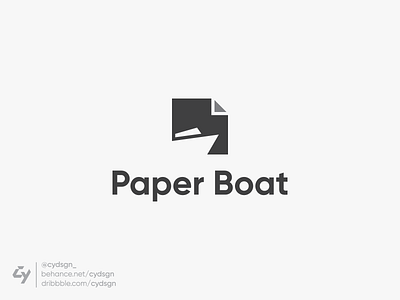 Paper Boat Logo Design boat logo clean logo creative logo logo logo ideas modern logo paper boat logo professional logo simple logo