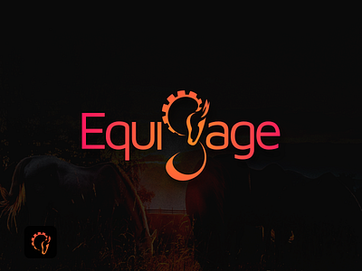 Equisage Logo affinity designer agency branding design graphic logo logo design marketing pixelmator pro vector visual identity