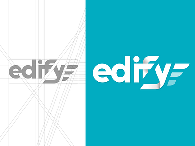 Edify Logo affinity designer agency branding design graphic logo logo design marketing pixelmator pro vector visual identity