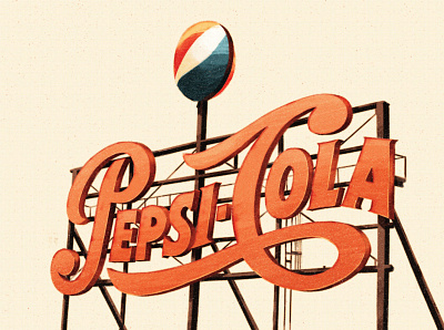Rooftop Signage design illustration photoshop signage texture typography vintage