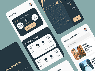 Boarding Pass App UI Design