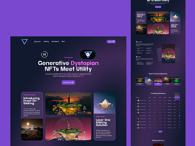 NFT Mint Focused Website Landing Page