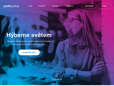 Comsultia website webdesign