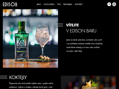 Edison bar website