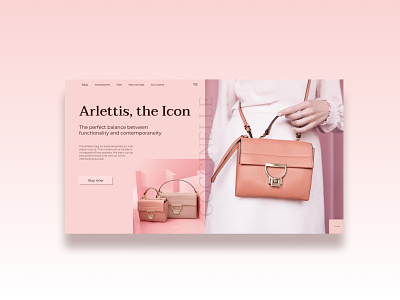 The first screen/ Online store branding design ui uidesign uiinspiration ux web webdesign website website design