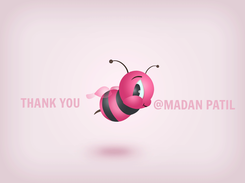 Thank You @ Madan Patil agileinfoways animation gif illustration invite psd thank thank you you