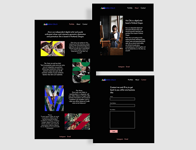 Portfolio Website daily 100 challenge design figma graphic design logo portfoliowebsite ui webdesign website