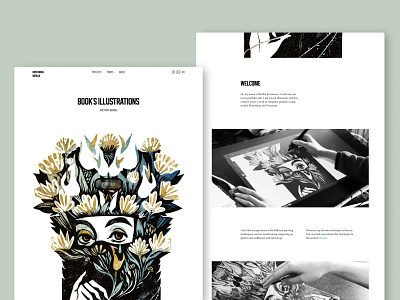 Kostun.Art design figma portfolio tilda ui ux web design