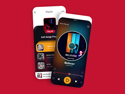 Music App UI Design