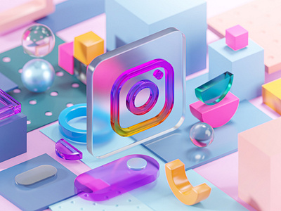 instagram glass geometry shapes