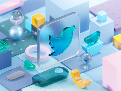 twitter glass geometry shapes