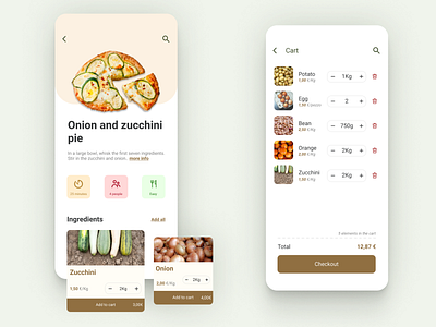 Grocery shop design | Concept app