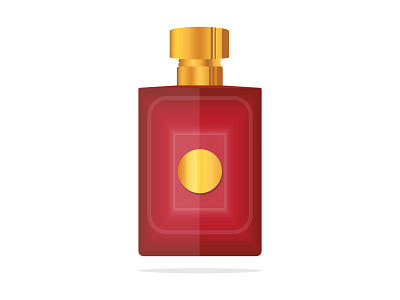 Perfume Bottle art branding design flat flatdesign icon illustration illustrator minimal perfume photoshop vector